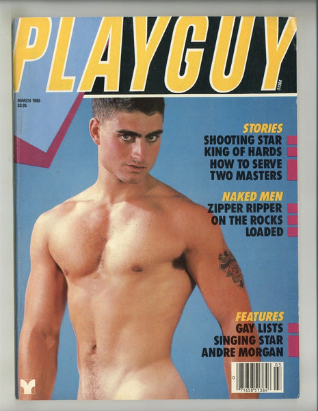 Playguy 1985 Kristen Bjorn Falcon Studio 98pgs Vintage Gay Pinup Magazine M24983