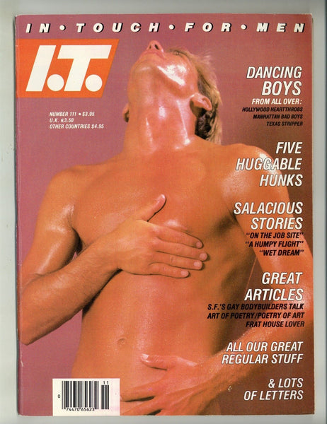 In Touch 1988 Chuck Nichols David Jet Woody Colton 100pg Gay Magazine M25016