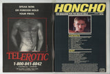 Honcho 1986 Mavety, Surge Studios, Jason Steele 98pgs Vintage Leather Gay Magazine M25030