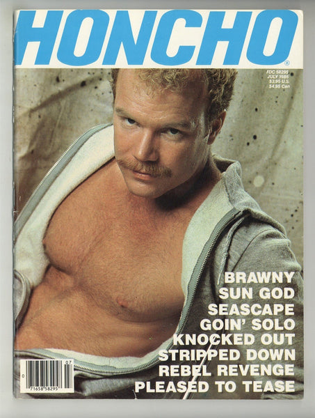 Honcho 1986 Kristen Bjorn Vintage Leather Beefcakes 98pgs Gay Physique Magazine M25038