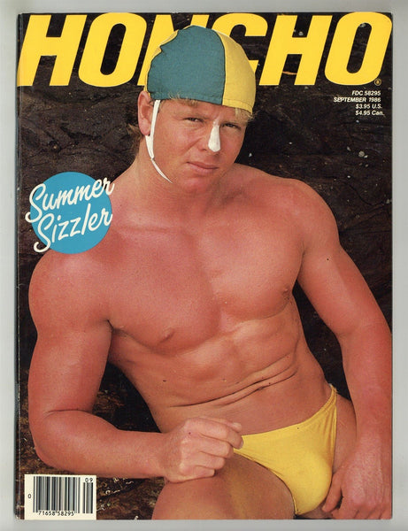 Honcho 1986 Kristen Bjorn, Chuck, Savage Photography 98pgs Leather Beefcakes Gay Magazine M25039