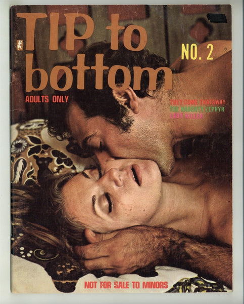 Tip To Bottom #2 Hippie Sex Magazine 1969 Hot Couples 68pg Phenix Golden State News Magazine M25072