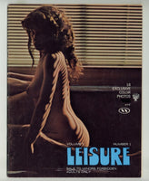 Leisure V1#1 Beatnik Erotica Magazine 1969 Soft Couples Porn Magazine 68pgs Peyote Press Hairy Hippie Women M25068