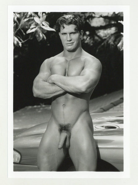 Chad Bannon/Dusty Manning 1997 Colt Flirty Smiling Beefcake 5x7 Jim French Gay Photo J10889