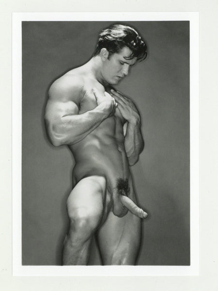 Chad Bannon/Dusty Manning 1997 Colt Studios Great Physique Shy Hunk 5x7 Jim French Gay Photo J10894