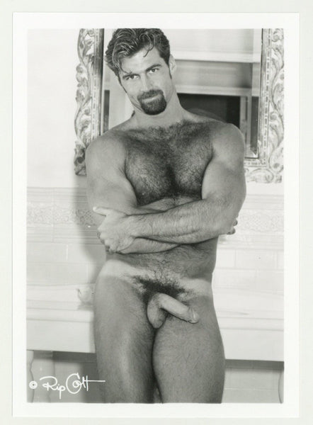Anthony Page 1999 Colt Hairy Muscular Beefcake 5x7 Jim French Gay Photo J10897