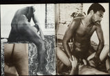 Black & White 1978 Big Ben, Sky Dawson 48pgs Falcon Studios Magazine Interracial Gay Hard Sex M25077