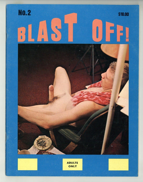 Blast Off V1#2 Vintage Gay Hard Sex Magazine 1976 Homo-Erotic Disco Boys 48pg Anal Athletic Men M25075