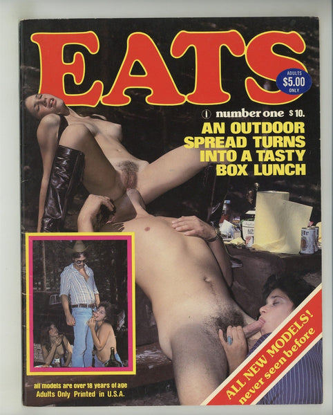 Eats V1#1 Redneck Hillbilly Erotica 1979 Rural American Country Porn 48pg Vintage Magazine M25108