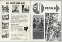 Sun Rebels 1968 Wyngate & Bevins 48pg Vintage Gay Nudists Physique Magazine M25109