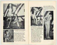 French Strip Tease 1965 Gene Bilbrew Eneg 36pg Legs & Stockings Fetish Catalog Rare M25114