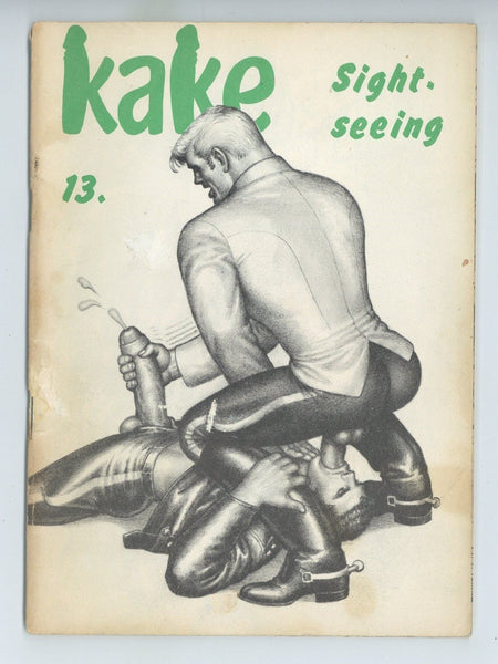 Tom of Finland 1975 Kake #13 Sight Seeing DFT Publ Amsterdam, Vintage Gay Erotic Comic Book M25117