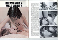 Breast Feeders 1977 Angel Cash 56pgs American Art Enterprises Lactation Milk Pregnant Vintage Magazine M25137