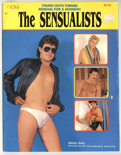 The Sensualists 1989 Hot Solo Beefcake Men40pg Nuance Publ. Vintage Gay Magazine M25170