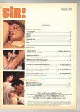 Sir! 1981 John Holmes, Veronica Hart, Juliette Anderson 100pg Vintage Sex Magazine M25184