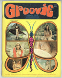 Groovie Magazine V1#2 Psychedelic Hippie Erotica 1970 Greenleaf Classic 60pg Golden State News M25236