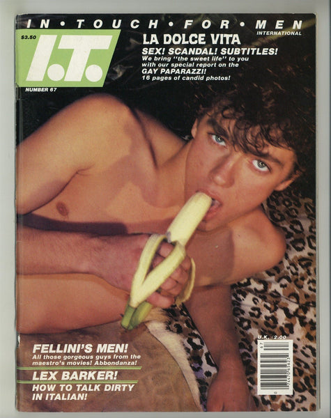 In Touch 1982 Tom Of Finland Lex Barker 100pgs Leather Vintage Gay Magazine M25242