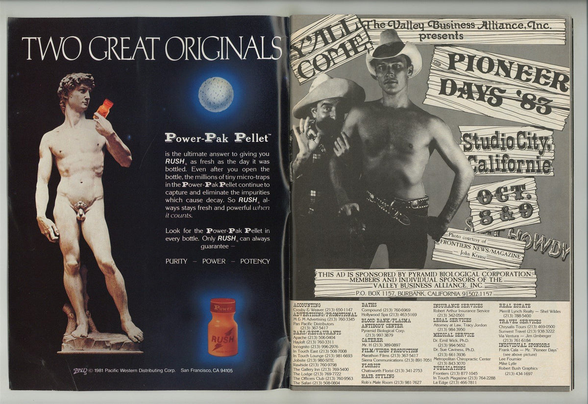 In Touch 1983 Jason Montgomery, Cheyne Jenner, Eric Bryan 100p Gay Mag ...