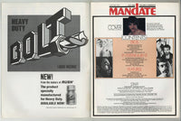 Mandate 1980 Roy Dean, Len Tavares 80pgs Leathermen Gay Pinup Magazine M26141