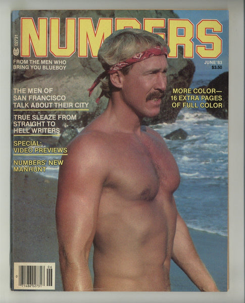 Numbers 1983 Man's Image 96pgs Beefcake Hunks Vintage Gay Pinup Magazine M25304