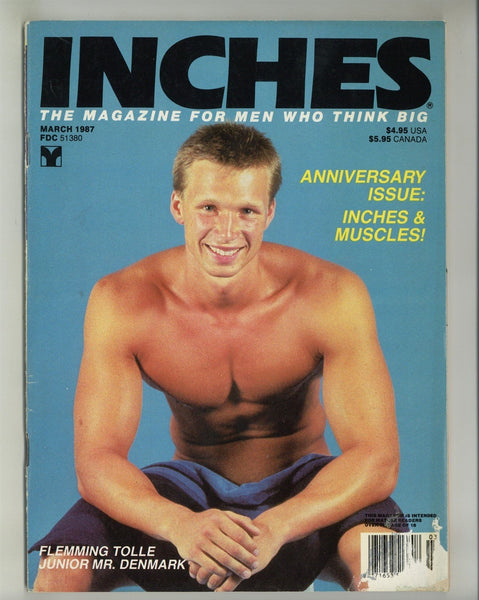 Inches 1980 Flemming Tolle Joe Tolbe Teddy Baer 100pgs Gay Magazine M25314