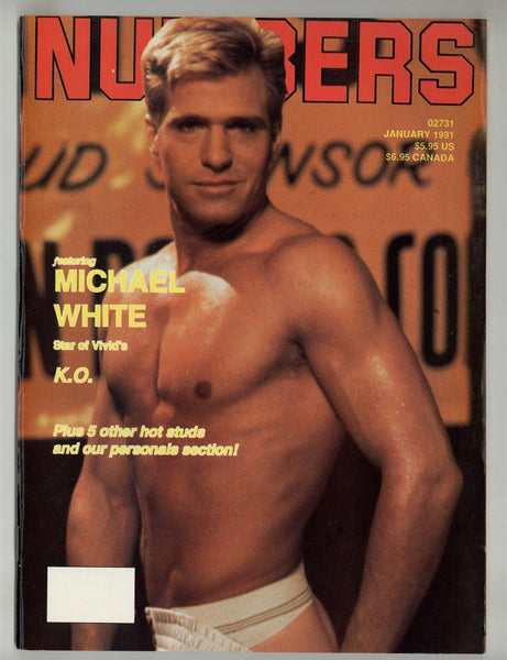Numbers 1991 Michael White, Kevin Hines, Ram Studios 100pgs Gay Magazine M25326