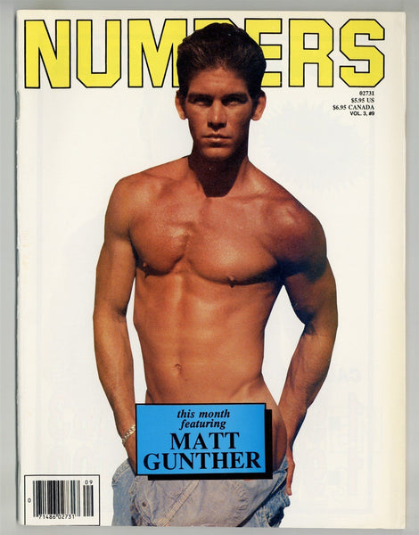 Numbers 1991 Leo Tee, Rusty Brooks, Matt Gunther 100pgs Beefcakes Gay Pinups Magazine M25329