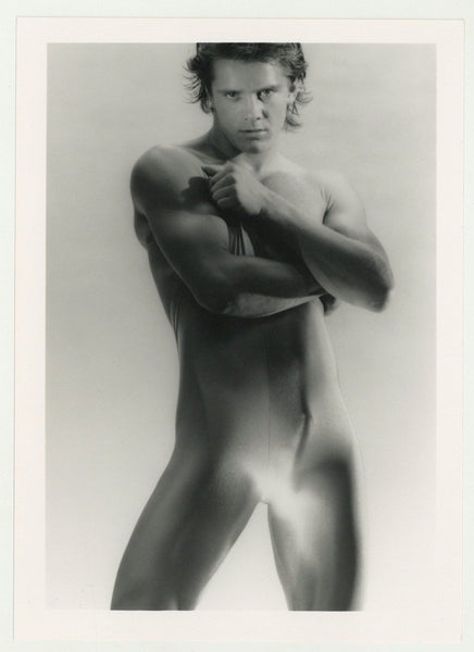 Todd Nugent 1989 Colt Studios 5x7 Jim French Smoldering Hot Hunk Bulge Gay Nude Photo J10943