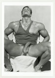 John Pruitt 1994 Colt Studio 5x7 Tanned Built Beefcake Jim French Gay Physique Nude Photo J10991