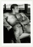 John Pruitt 1994 Colt Studio 5x7 Hairy Chest Muscular Beefcake Gay Nude Physique Photo J10993