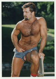 Anthony Page 1999 Colt Studios 5x7 Sexy Hairy Teddy Bear Short Shorts Denim Jim French Gay Nude Photo J11003