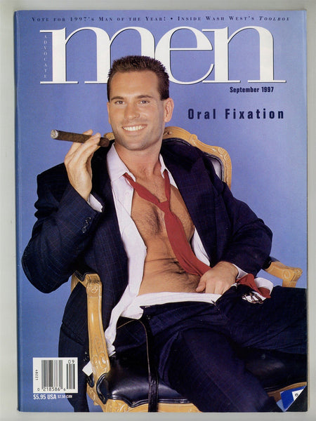Advocate Men 1997 Dane Taylor, Mick Riley, Sam Dixon 90pgs Gay Pinup Magazine M25354