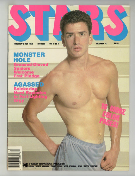 Stars 1987 Rhett Elliot, Doug Neil, Michael Wayne 94pgs Gay Pinup Beefcake Magazine M25389