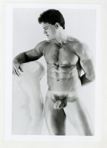 Troy Yeager 1986 Colt Studios Beefcake 5x7 Perfect Physique Jim French Gay Nude Photo J10978