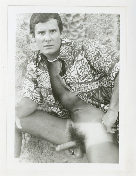 Clay Winslow 1980 Serious Stare Handsome Man Colt Studios 5x7 Jim French Gay Nude Photo J10988