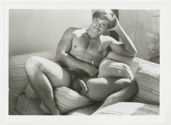 Shawn Wilson/Ed Bernard Mustache Hunk 1980 Colt Studio 5x7 Gay Nude Photo J11008