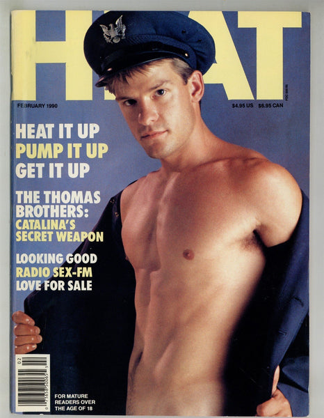 Heat 1990 Karl Thomas, Javier Rivera, Race Jensen 84pgs Catalina, Falcon Studios Gay Magazine M26046
