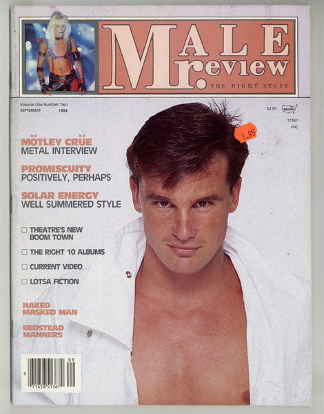 Mr. Male Review 1984 Mark Ryan, Paul Irish, Alain Jordan 84pgs Gay Pinup Magazine M26053