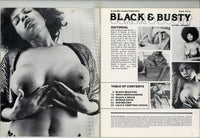 Black & Busty 1979 Blaxploitation Big Boobs Porn Magazine 48pg Ebony Black Women Jennifer Jordan Publications M26088