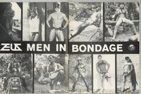 Zeus Studios 1984 Men In Bondage 48pg BDSM Leathermen Gay Pictorial Magazine M26101