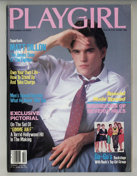 Playgirl 1984 Scott Simon Matt Dillon Chris Roos 122pgs Gay Magazine M26121