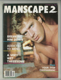 Manscape 2 1988 Falcon Studios, Starbuck Beefcakes 100pgs Gay Magazine M26155