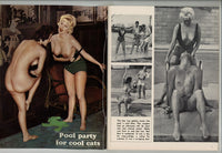 Midnight 1965 Elmer Batters Parliament 80pgs Legs Boobs Stockings Pool Party Magazine M26161