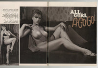 Midnight 1965 Elmer Batters Parliament 80pgs Legs Boobs Stockings Pool Party Magazine M26161