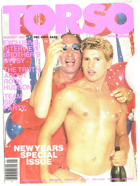 Torso 1986 Bill Emrich, Tom of Finland 100pgs Vintage Gay Pinup Magazine M26251