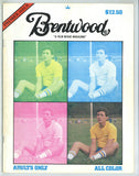 Brentwood Film Review Magazine V1#1 Gay Loop Films 1975 Adult Male Film Stars 32pg Vintage Homosexual Porno M26333