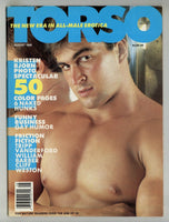 Torso 1988 Kristen Bjorn Erotic Photography 100pgs Gay Beefcake Pinup Magazine M26416