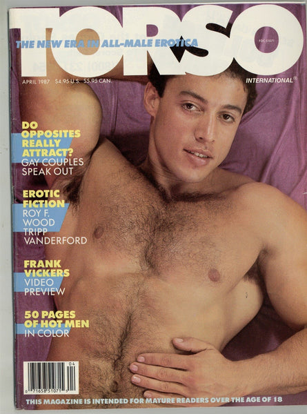 Torso 1987 Kristen Bjorn, Maxx Studio, Eagle Studios 100pgs Gay Hunks Pinup Magazine M26417