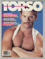 Torso 1988 Kristen Bjorn, David 100pgs Gay Beefcake Hunks Pinup Magazine M26427