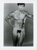 Keith Warlock 1986 Handsome Muscular Athletic Build Colt Studios 5x7 Jim French Gay Physique Nude Photo J11072